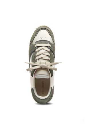 Sneakers Clay in pelle e camoscio beige e verde AXEL ARIGATO | F3906003LIGHTBEIGEDARLGREEN